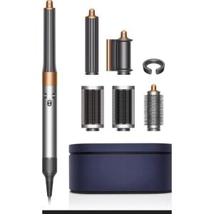 Dyson Airwrap Complete Long Nickel/Copper with case Open Box Paperwork Serial